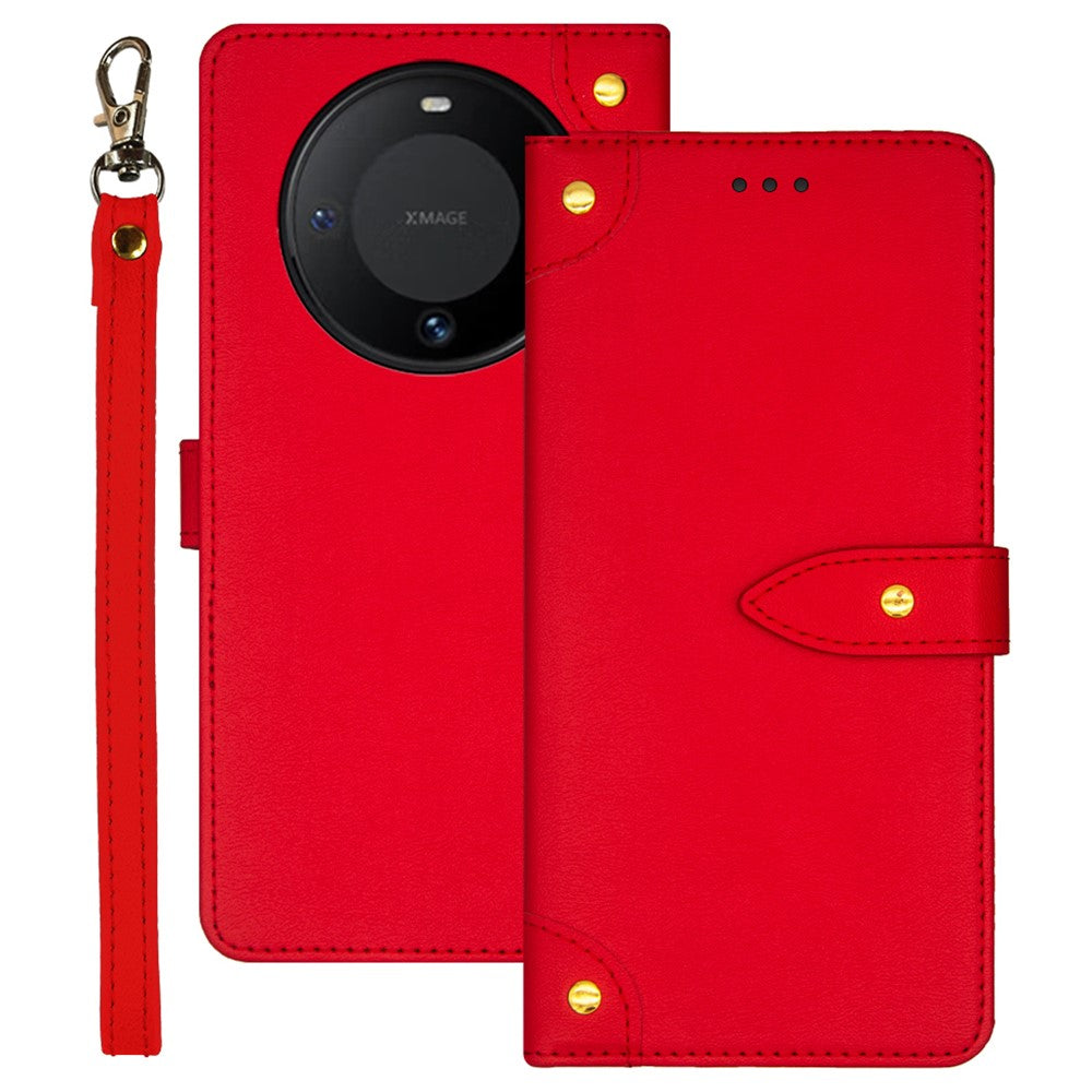 IDEWEI For Huawei Mate 60 Case PU Leather Stand Cover with Card Holder