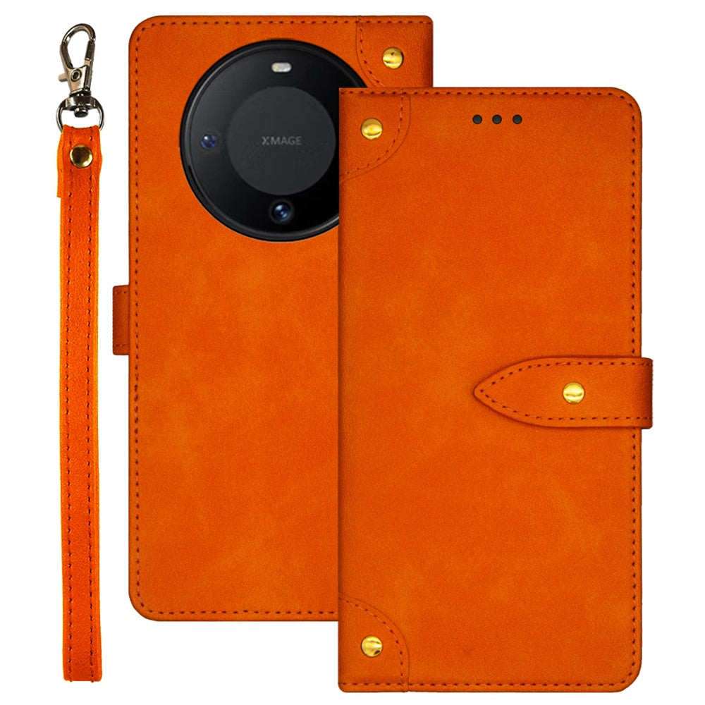 IDEWEI For Huawei Mate 60 Case PU Leather Stand Cover with Card Holder