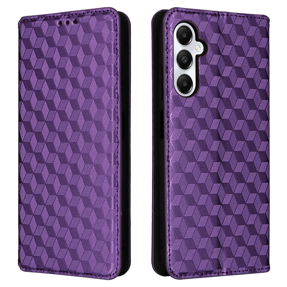 Samsung Galaxy A05s 4G / M14 4G-skal med magnetisk stängning i läderplånbok