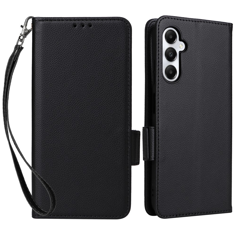 Til Samsung Galaxy A05s 4G / M14 4G Etui Litchi Tekstur Pung Læder Telefon Cover med Rem