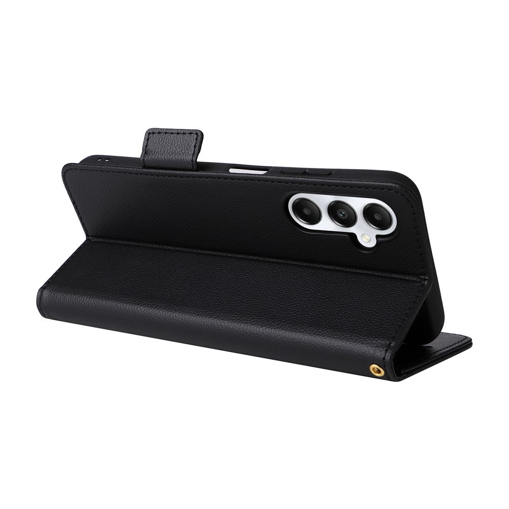 Til Samsung Galaxy A05s 4G / M14 4G Etui Litchi Tekstur Pung Læder Telefon Cover med Rem