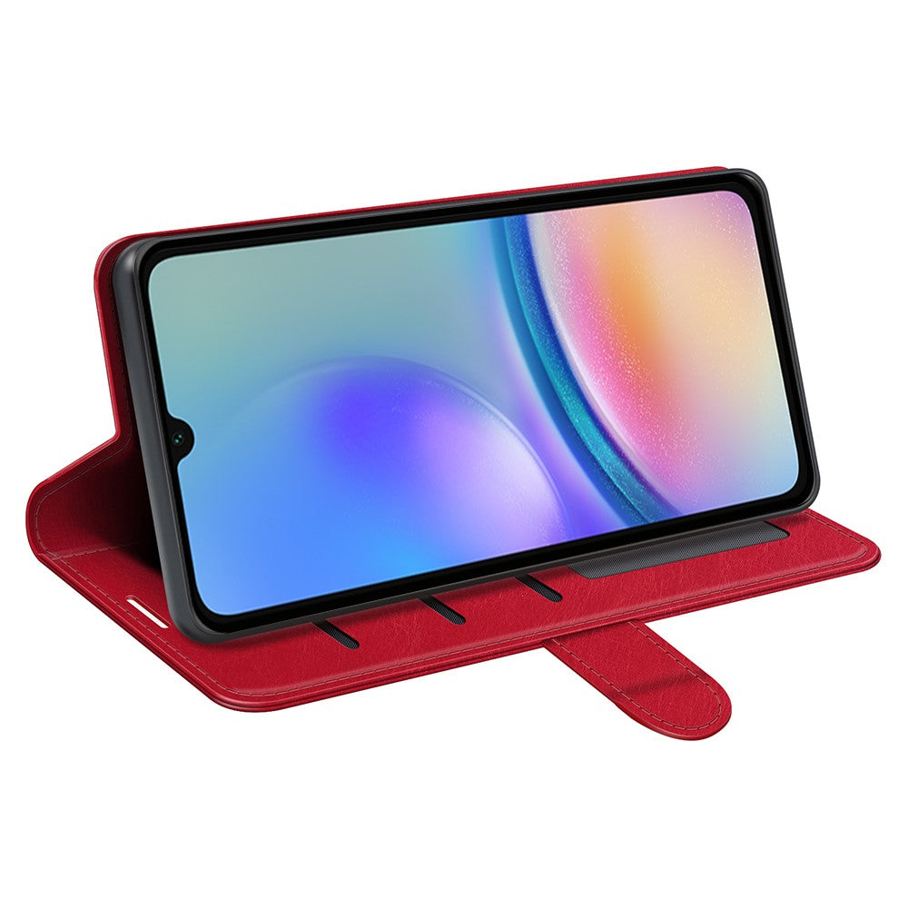 Til Samsung Galaxy A05s 4G Etui Stativ Pung Anti-fald PU Læder Telefoncover
