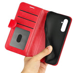 Til Samsung Galaxy A05s 4G Etui Stativ Pung Anti-fald PU Læder Telefoncover