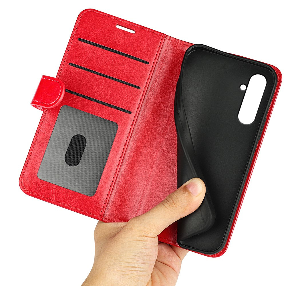 Til Samsung Galaxy A05s 4G Etui Stativ Pung Anti-fald PU Læder Telefoncover