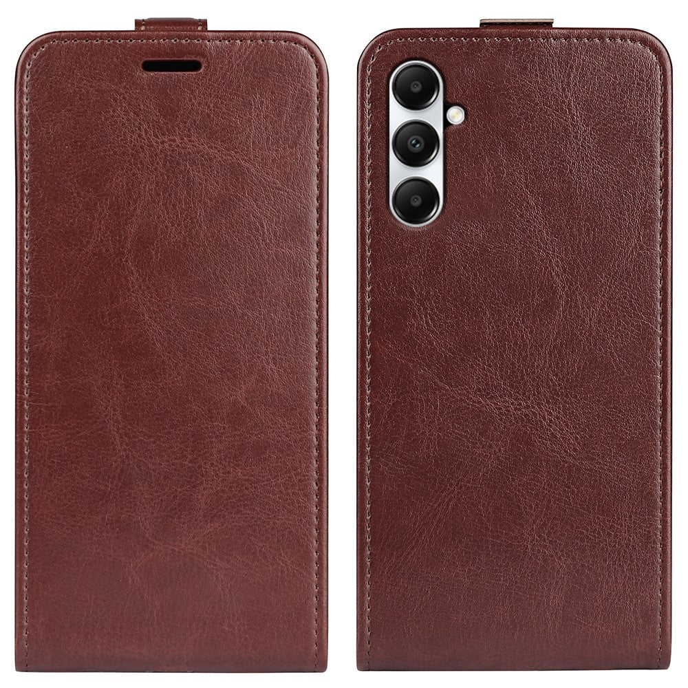 For Samsung Galaxy A05s 4G Case Card Slot Crazy Horse Texture Leather Phone Cover