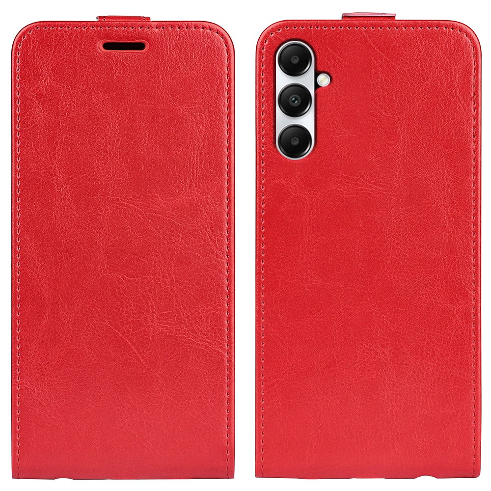 For Samsung Galaxy A05s 4G Case Card Slot Crazy Horse Texture Leather Phone Cover