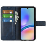Til Samsung Galaxy A05s 4G Cover PU Læder Stander Kalve Tekstur Mobiltelefon Cover