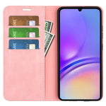 For Samsung Galaxy A05 4G Case PU Leather Phone Wallet Skin-touch Flip Cover