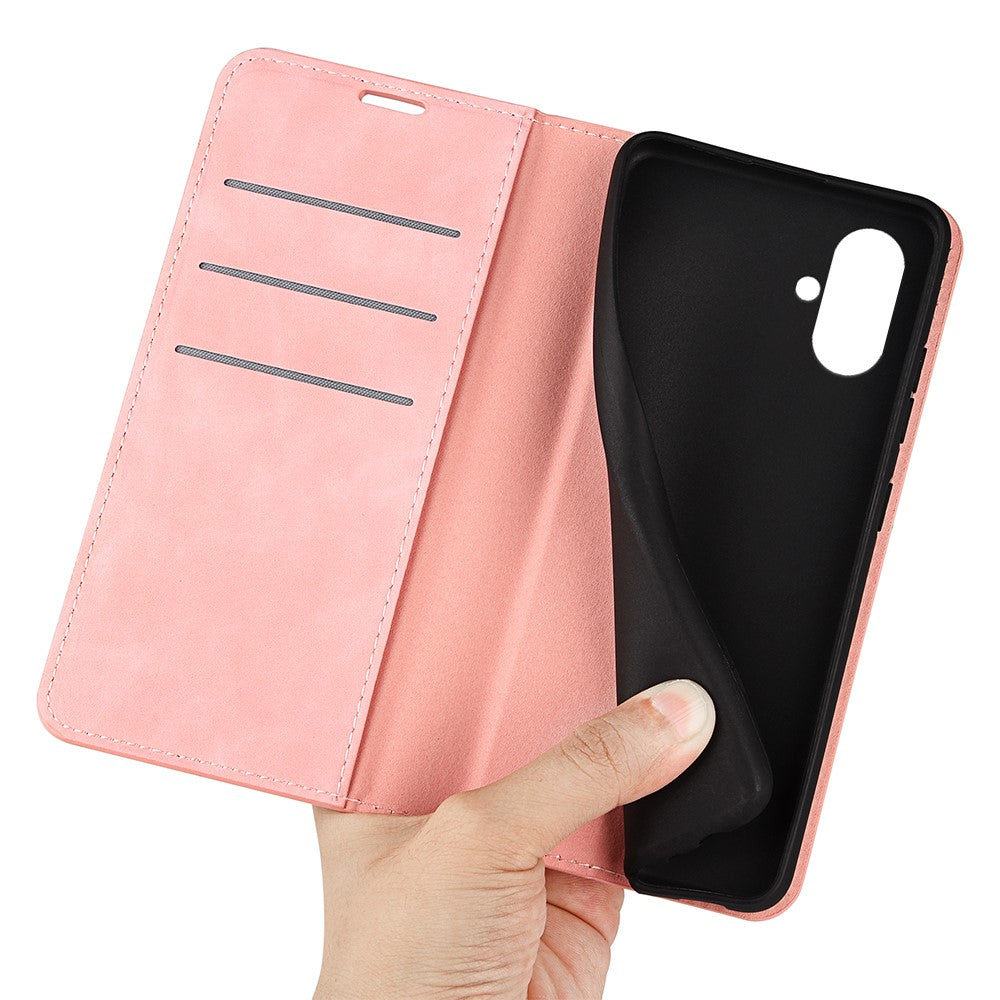 For Samsung Galaxy A05 4G Case PU Leather Phone Wallet Skin-touch Flip Cover