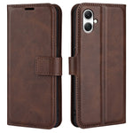 For Samsung Galaxy A05 4G Case Calf Texture PU Leather Phone Wallet Cover