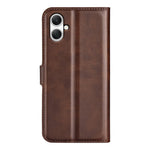 For Samsung Galaxy A05 4G Case Calf Texture PU Leather Phone Wallet Cover