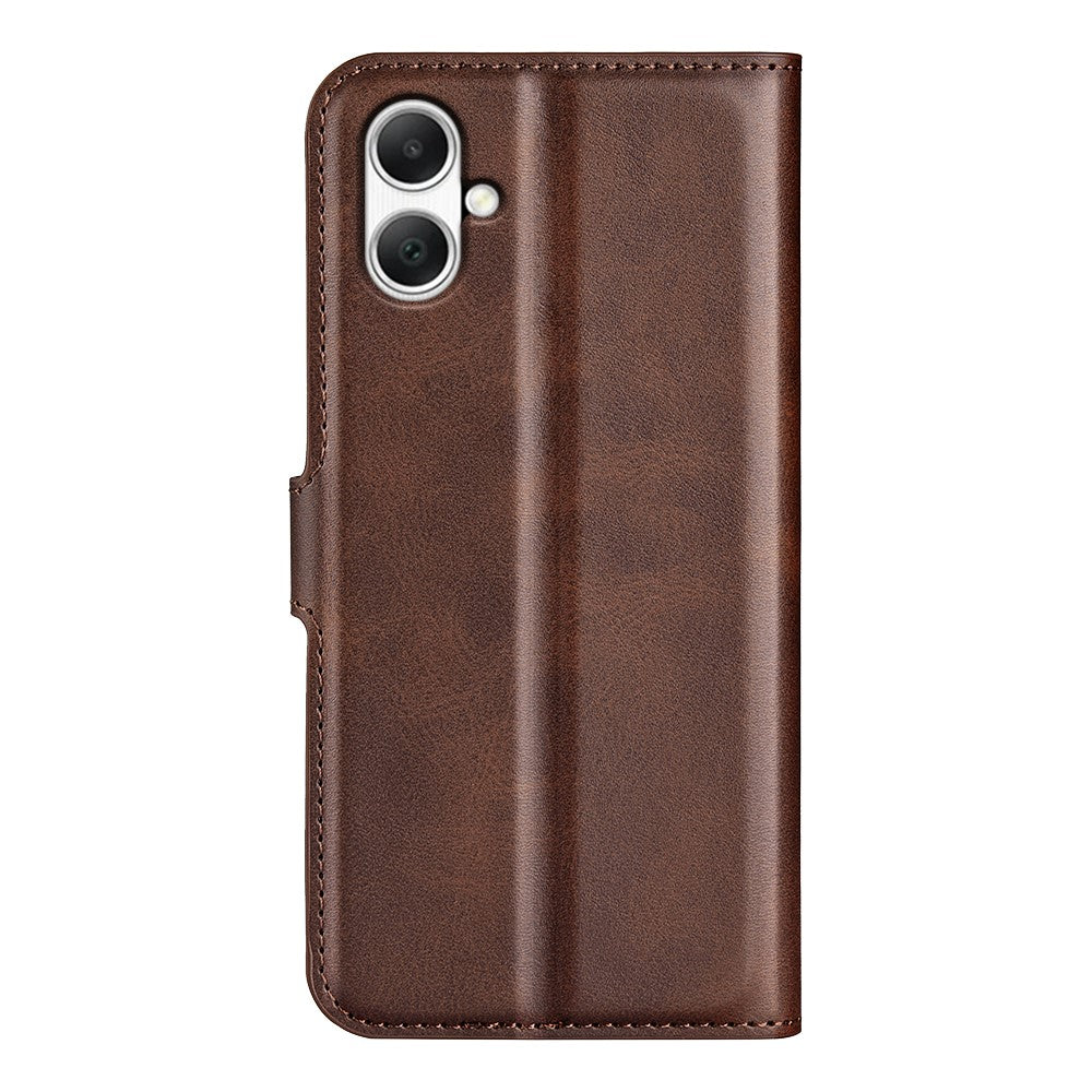 For Samsung Galaxy A05 4G Case Calf Texture PU Leather Phone Wallet Cover