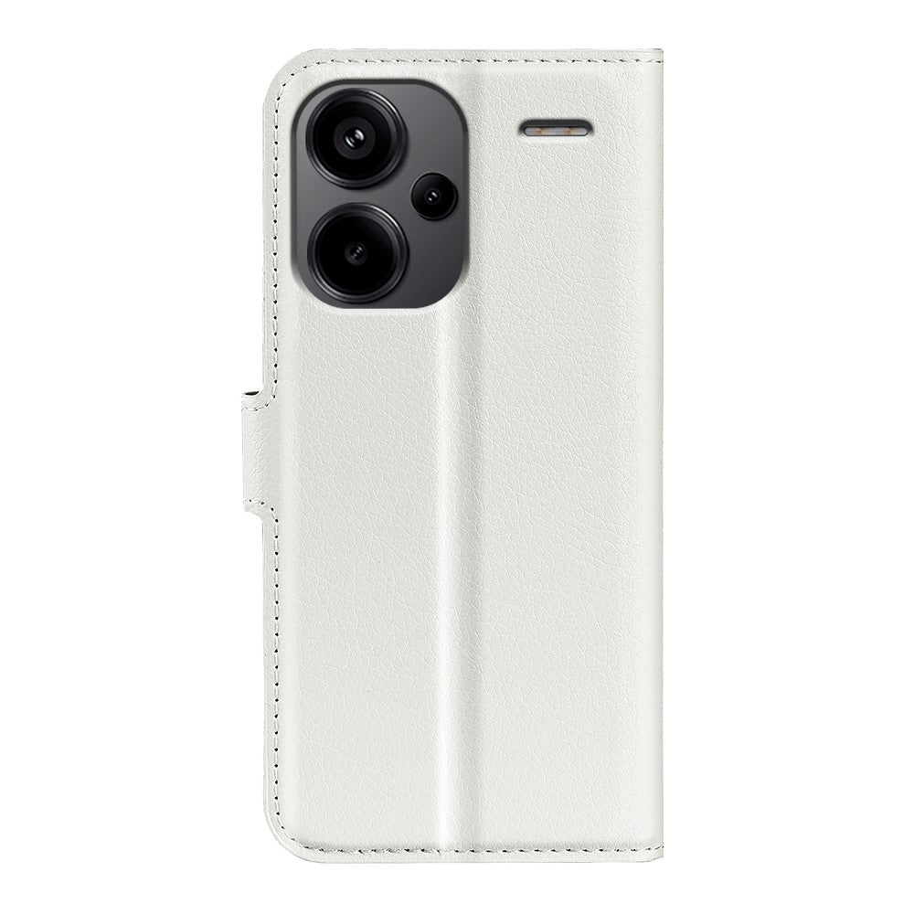 For Xiaomi Redmi Note 13 Pro+ 5G Case Litchi Texture Wallet Stand Leather Phone Shell