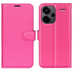 For Xiaomi Redmi Note 13 Pro+ 5G Case Litchi Texture Wallet Stand Leather Phone Shell
