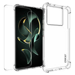 ENKAY HAT PRINCE-cover til Xiaomi 13T / 13T Pro / Redmi K60 Ultra, TPU-mobilbeskyttelse med høj aluminium-silicium-glasfilm