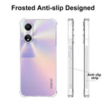 ENKAY HAT PRINCE TPU-cover til Honor Play 40 / 40C 5G, støddæmpende mobilcover med skærmfilm