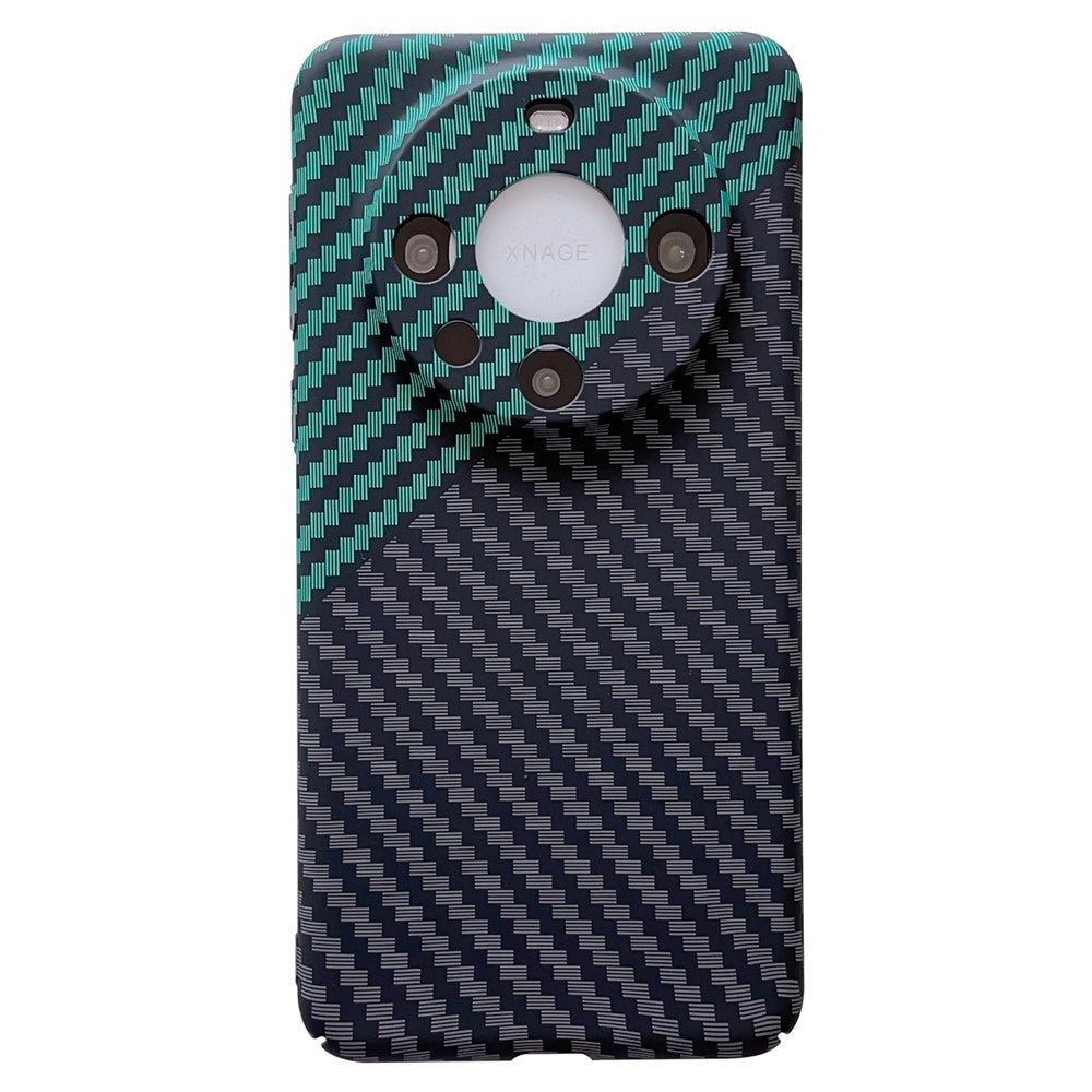For Huawei Mate 60 Pro Case Hard PC Carbon Fiber Texture Mobile Phone Cover