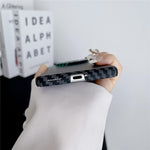 For Huawei Mate 60 Pro Case Hard PC Carbon Fiber Texture Mobile Phone Cover