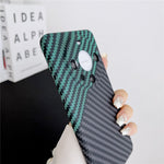 For Huawei Mate 60 Pro Case Hard PC Carbon Fiber Texture Mobile Phone Cover
