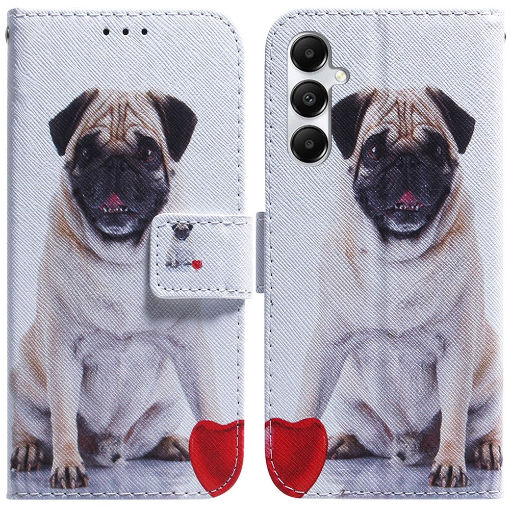 For Samsung Galaxy A05s 4G Case Pattern Printing PU Leather Stand Phone Cover