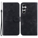 For Samsung Galaxy A05s 4G Case Flower Imprint Leather Wallet Mobile Phone Cover