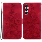 For Samsung Galaxy A05s 4G Case Flower Imprint Leather Wallet Mobile Phone Cover