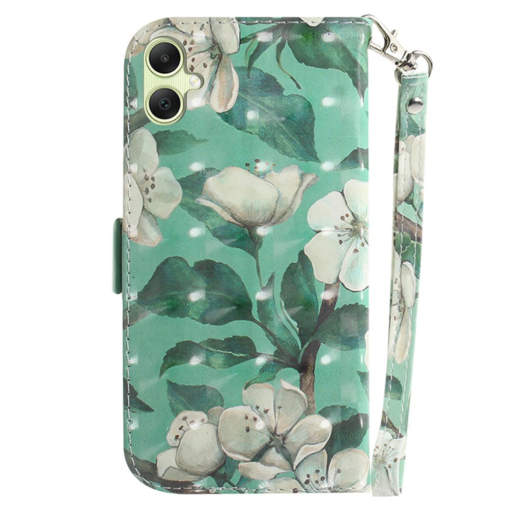 For Samsung Galaxy A05 4G Case Mobile Phone 3D Pattern Printed PU Leather Cover