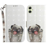 For Samsung Galaxy A05 4G Case Mobile Phone 3D Pattern Printed PU Leather Cover