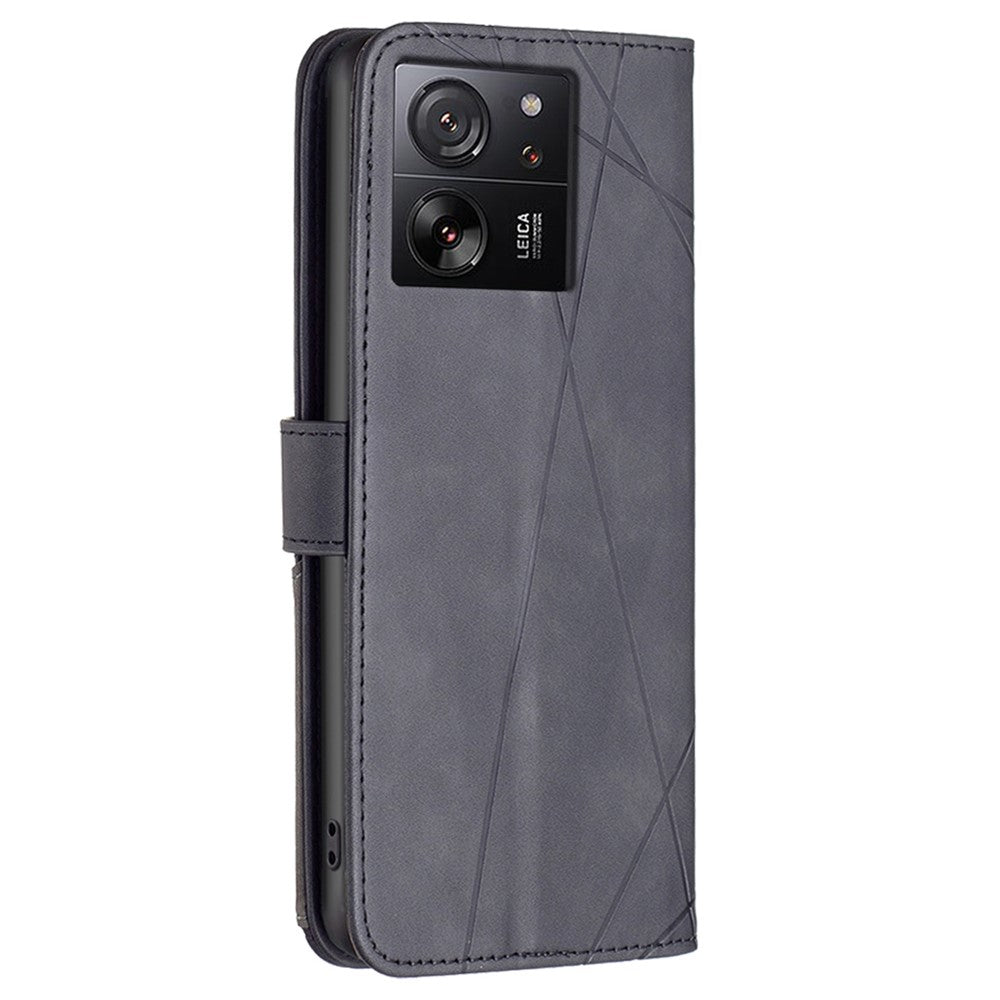 BINFEN COLOR BF05 För Xiaomi 13T / 13T Pro / Redmi K60 Ultra Fodral Läderplånbok Flipfodral mobilskal