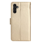 Til Samsung Galaxy A15 4G Lædercover Sommerfugl Præg Pung Cover