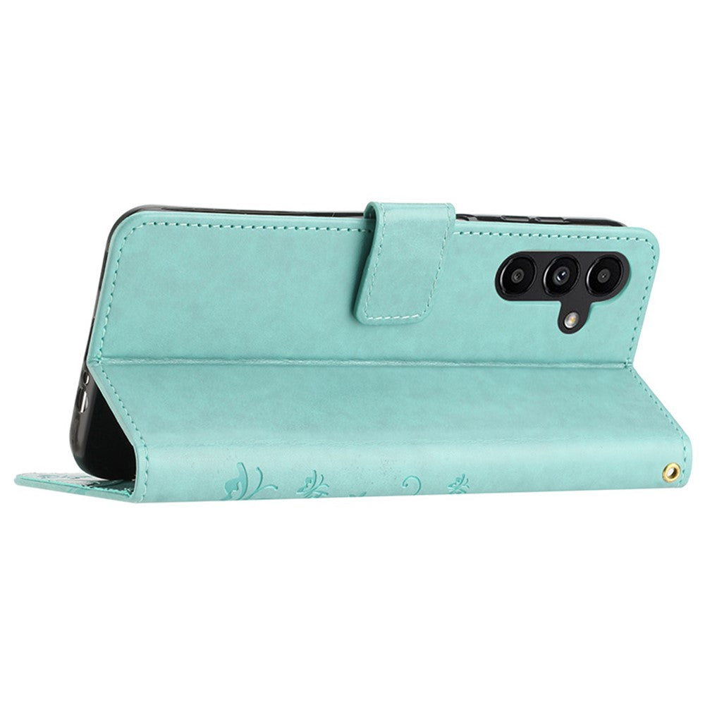Samsung Galaxy A05s 4G Plånboksfodral med fjärilstryck