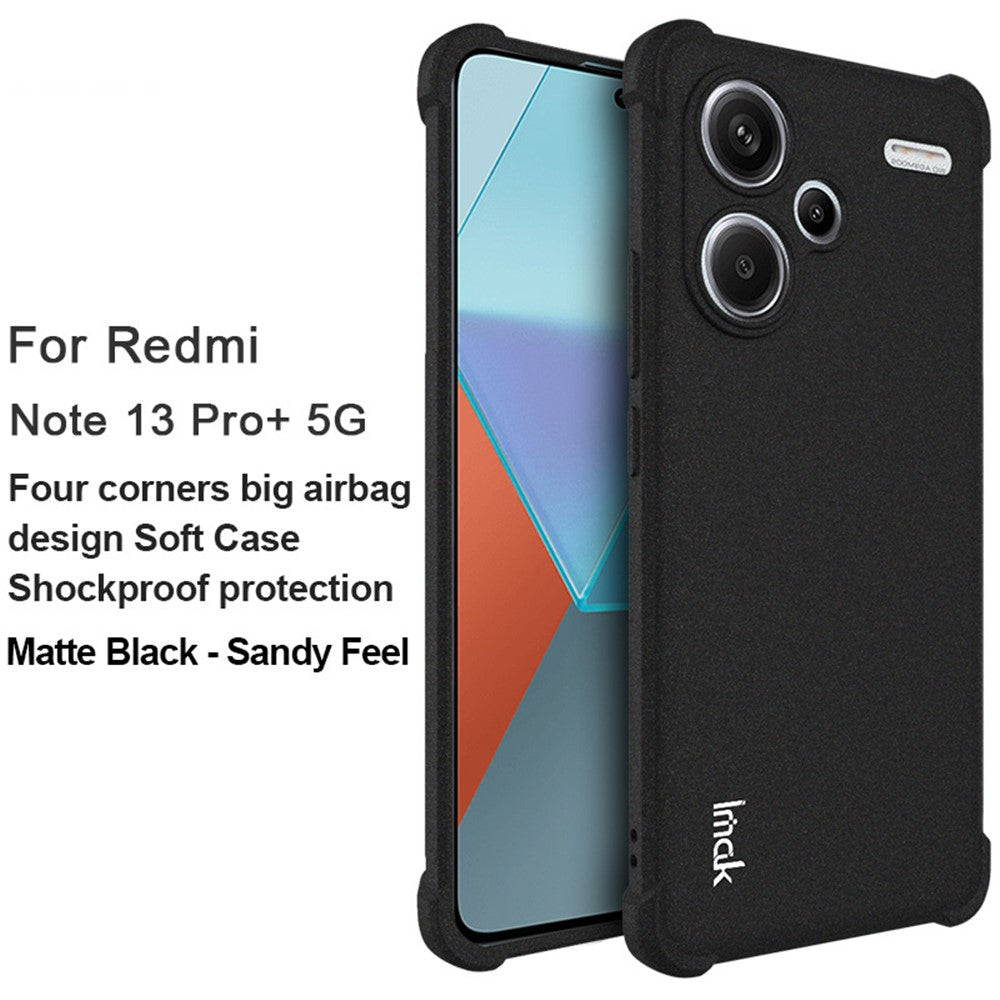 IMAK For Xiaomi Redmi Note 13 Pro+ TPU Case Anti-drop Matte Phone Back Cover