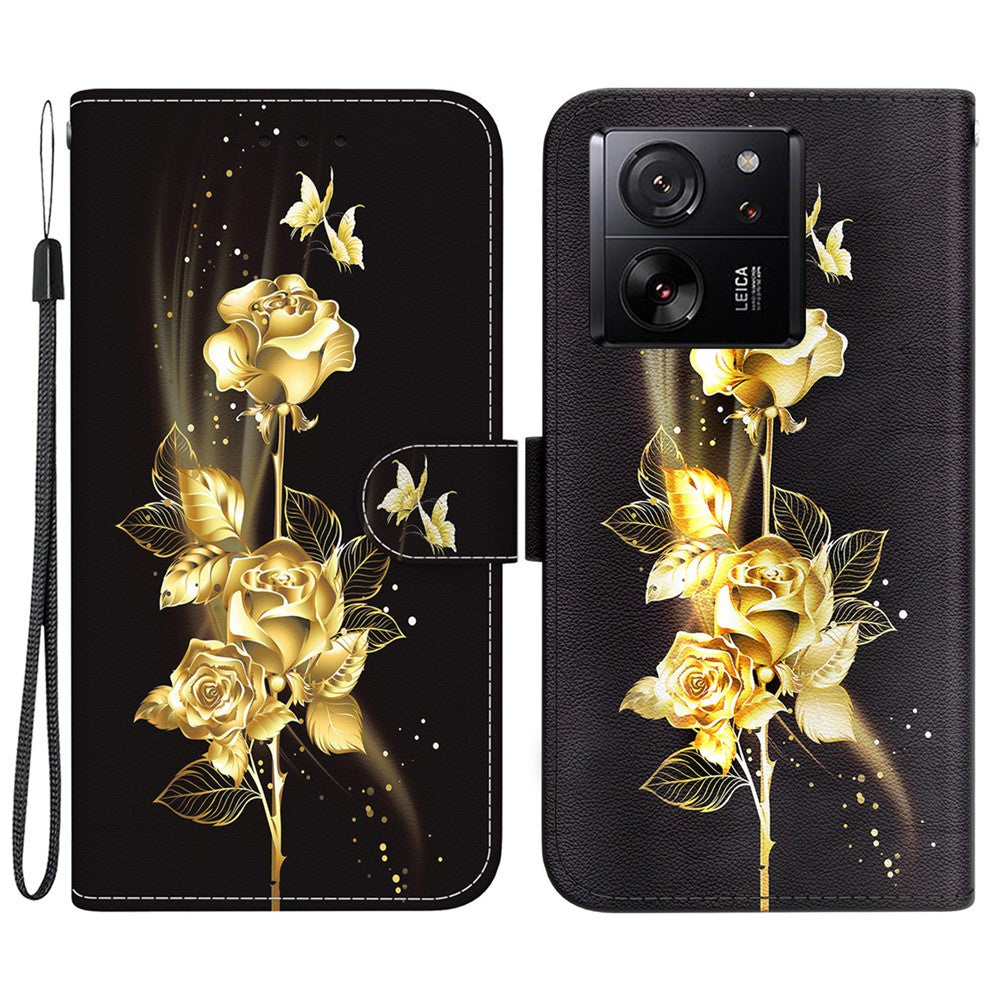 For Xiaomi Redmi K60 Ultra / 13T / 13T Pro Case Pattern Printing Phone Stand Cover