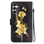 Til Samsung Galaxy A15 4G etui 3D mønster PU-læder flip stødsikkert cover