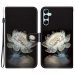 Til Samsung Galaxy A15 4G etui 3D mønster PU-læder flip stødsikkert cover