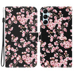Til Samsung Galaxy A15 4G etui 3D mønster PU-læder flip stødsikkert cover