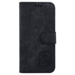 Til Samsung Galaxy A15 4G Cover Sødt Tigerpræg Lædertelefonstativcover