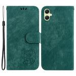 For Samsung Galaxy A05 4G Case Lovely Tiger Imprint PU Leather Book Style Phone Cover
