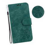 For Samsung Galaxy A05 4G Case Lovely Tiger Imprint PU Leather Book Style Phone Cover