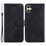 For Samsung Galaxy A05 4G Case Lovely Tiger Imprint PU Leather Book Style Phone Cover