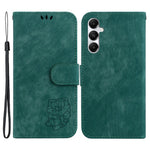 Til Samsung Galaxy A05s 4G Cute Tiger Imprint PU Læder Stand Telefoncover