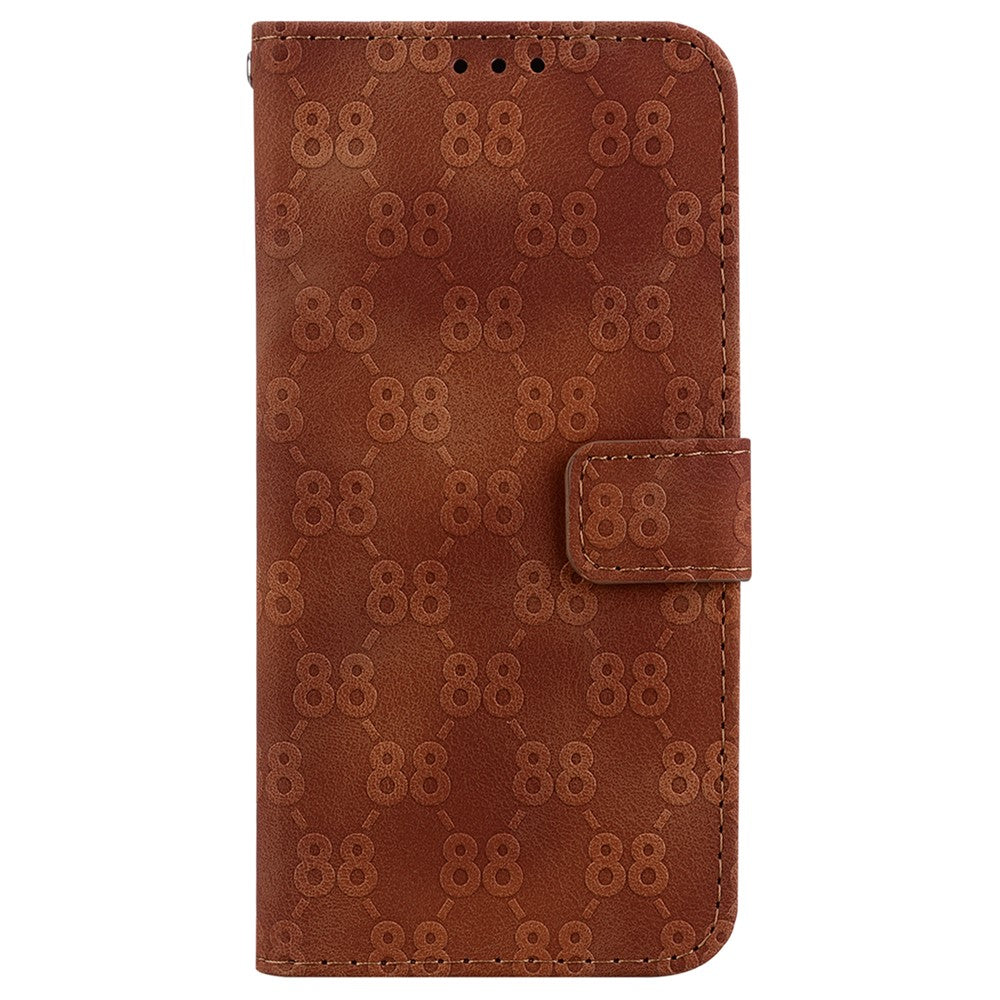 Til Samsung Galaxy A05s 4G Cover Dobbelt 8-formet Design Læder Anti-stød Telefoncover
