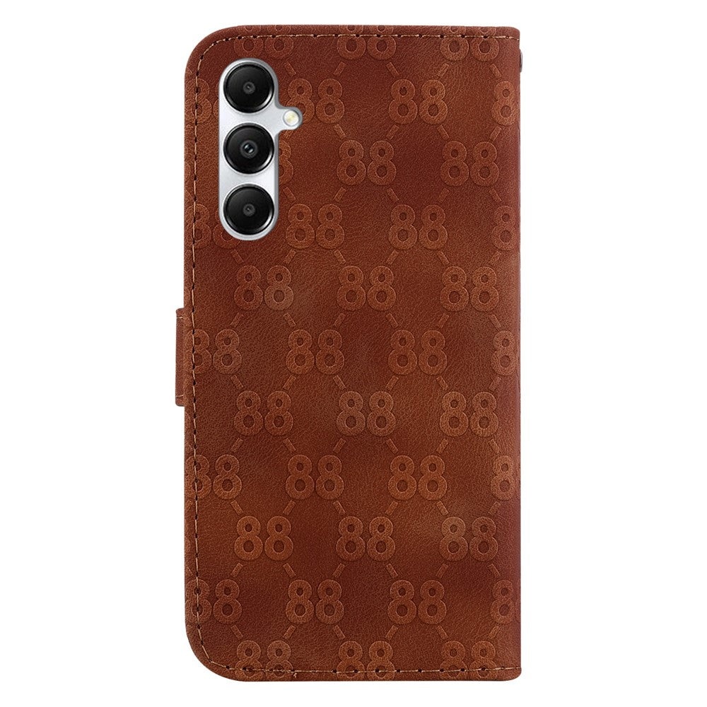 Til Samsung Galaxy A05s 4G Cover Dobbelt 8-formet Design Læder Anti-stød Telefoncover