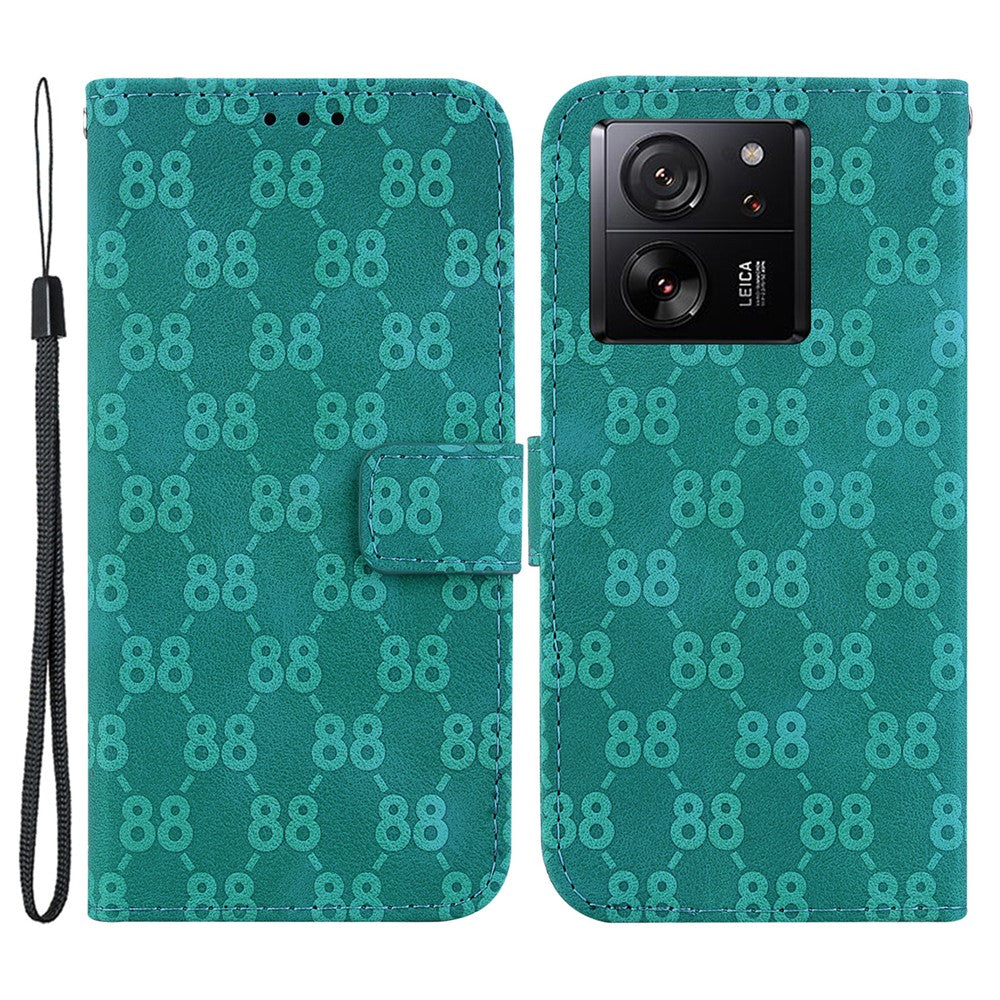 For Xiaomi 13T / 13T Pro / Redmi K60 Ultra Cover Imprinted Flip Stand Phone Leather Case