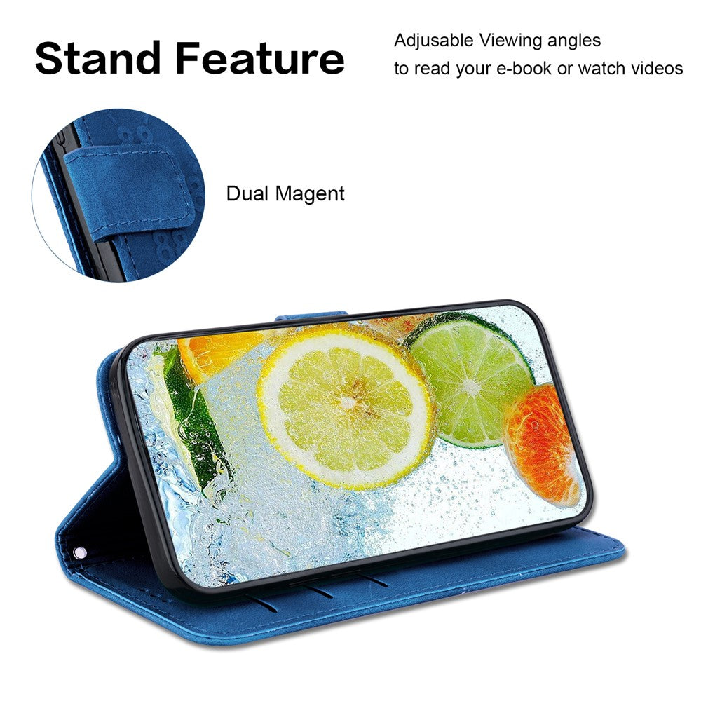 For Samsung Galaxy A05 4G Case Double 8-Shape Design PU Leather Stand Phone Cover