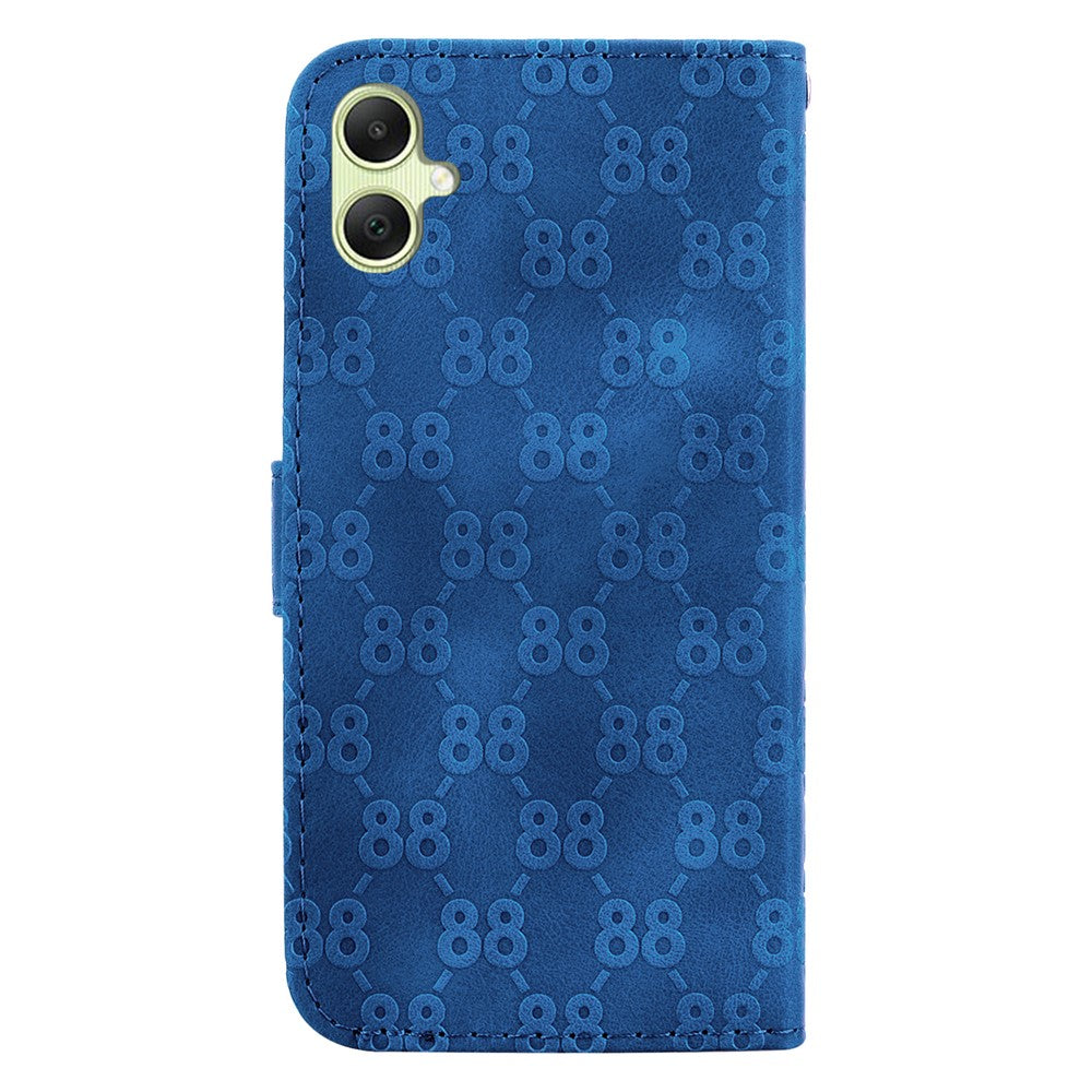 For Samsung Galaxy A05 4G Case Double 8-Shape Design PU Leather Stand Phone Cover
