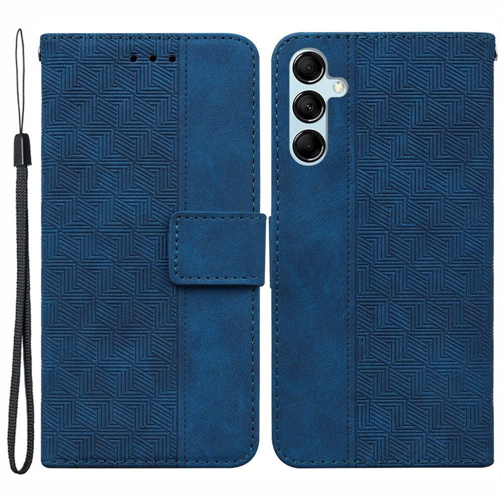 For Samsung Galaxy A15 4G Leather Case Imprinted Phone Cover with Wallet Stand