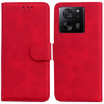 For Xiaomi 13T Pro / 13T / Redmi K60 Ultra Case PU Leather Phone Cover Wallet Solid Color Phone Shell
