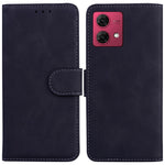 Mobiltelefoncover til Motorola Moto G84 5G cover i ensfarvet læder med kortholder