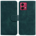 Mobiltelefoncover til Motorola Moto G84 5G cover i ensfarvet læder med kortholder